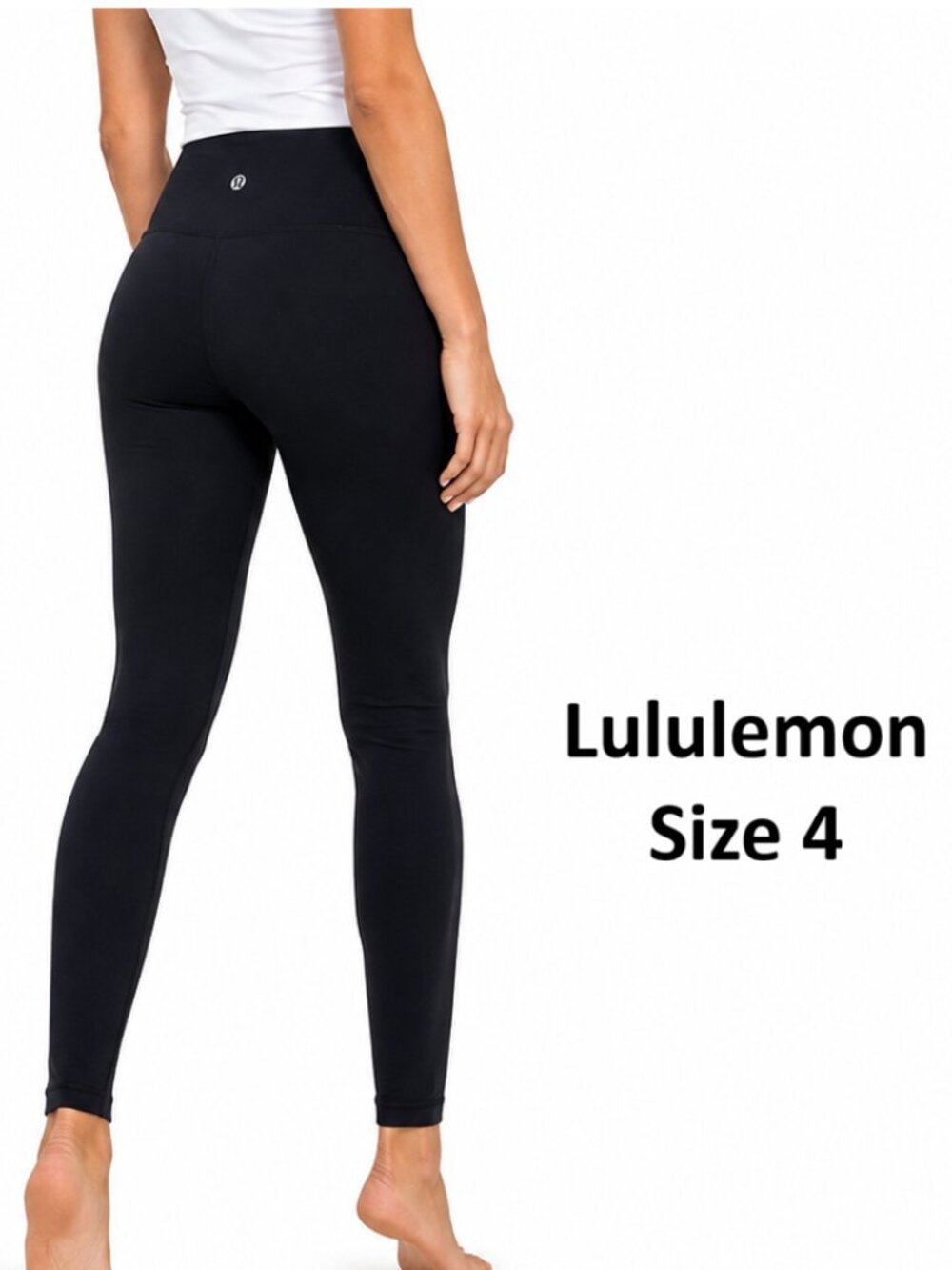 Lululemon Align High-Rise Nulu Leggings Black Size 4 Buttery Soft Yoga Pants
